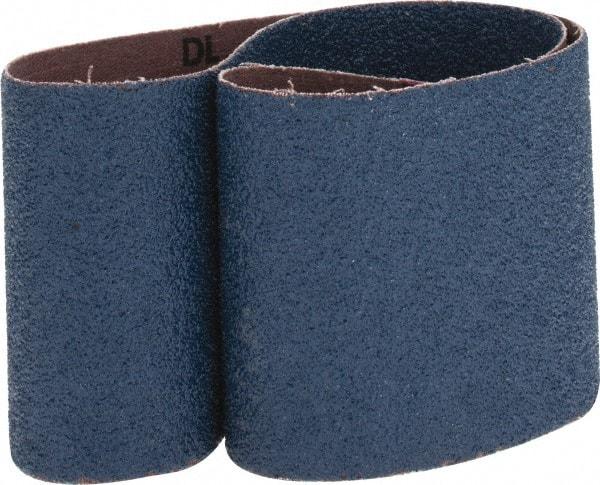 Made in USA - 3" Wide x 24" OAL, 40 Grit, Zirconia Alumina Abrasive Belt - Zirconia Alumina, Coarse, Coated, X Weighted Cloth Backing - Industrial Tool & Supply