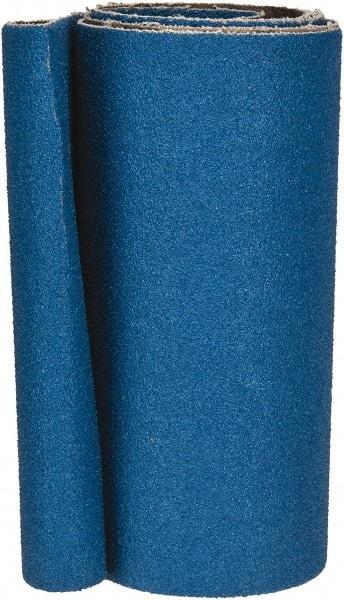 Made in USA - 6" Wide x 48" OAL, 60 Grit, Zirconia Alumina Abrasive Belt - Zirconia Alumina, Medium, Coated, X Weighted Cloth Backing - Industrial Tool & Supply