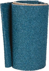 Made in USA - 6" Wide x 48" OAL, 24 Grit, Zirconia Alumina Abrasive Belt - Zirconia Alumina, Very Coarse, Coated, X Weighted Cloth Backing - Industrial Tool & Supply