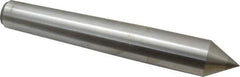 Made in USA - Carbide-Tipped Alloy Steel Standard Point Solid Dead Center - B&S 10 Brown & Sharpe Taper, 8-17/32" OAL - Industrial Tool & Supply