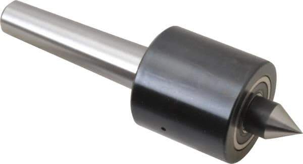 Riten - MT2 Taper Shank, 1-5/8" Head Diam 1,000 Lb Capacity Live Center - 2,500 Max RPM, 1-5/8" Head Length, 9/16" Point Diam, 13/16" Point Len, 300 Lb Max Workpc, Standard Point - Industrial Tool & Supply