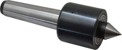 Riten - MT4 Taper Shank, 2-3/8" Head Diam 2,200 Lb Capacity Live Center - 2,500 Max RPM, 2-1/4" Head Length, 1" Point Diam, 1-1/4" Point Len, 1,100 Lb Max Workpc, Standard Point - Industrial Tool & Supply