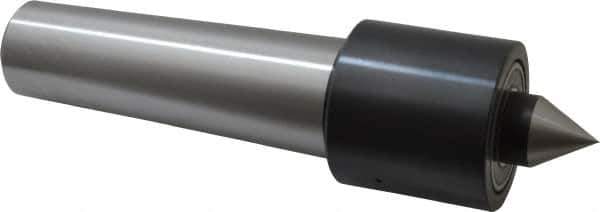 Riten - MT5 Taper Shank, 2-3/8" Head Diam 2,200 Lb Capacity Live Center - 2,500 Max RPM, 2-1/4" Head Length, 1" Point Diam, 1-1/4" Point Len, 1,100 Lb Max Workpc, Standard Point - Industrial Tool & Supply