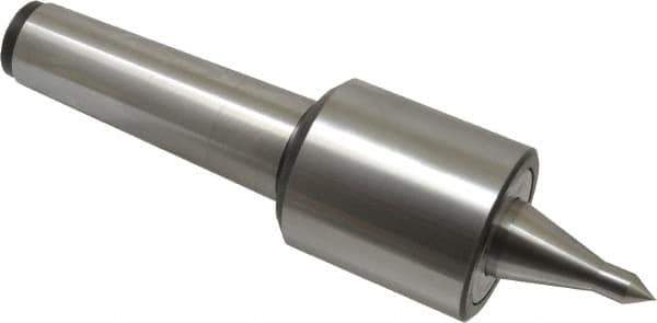 Riten - MT5 Taper Shank, 2-7/8" Head Diam 9,000 Lb Capacity Live Center - 5,500 Max RPM, 3-5/16" Head Length, 1/2" Point Diam, 2-1/2" Point Len, 1,100 Lb Max Workpc, 15/16" Tip Diam, Long Point - Industrial Tool & Supply