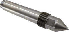 Riten - 1" Head Diam, Steel Standard Point Solid Dead Center - 3MT Morse Taper, 1" Point Diam, 1-5/8" Point Length - Industrial Tool & Supply