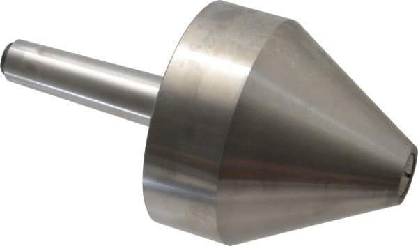 Riten - MT3 Taper Shank, 4" Head Diam 8,000 Lb Capacity Live Center - 4-9/32" Head Length, 1" Point Diam, 4.2813" Point Len, 3,800 Lb Max Workpc, Bull Nose Point - Industrial Tool & Supply