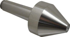 Riten - MT5 Taper Shank, 4" Head Diam 8,000 Lb Capacity Live Center - 4-9/32" Head Length, 1" Point Diam, 4.2813" Point Len, 4,800 Lb Max Workpc, Bull Nose Point - Industrial Tool & Supply