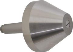 Riten - MT4 Taper Shank, 5" Head Diam 8,000 Lb Capacity Live Center - 3-13/16" Head Length, 2" Point Diam, 3-13/16" Point Len, 4,800 Lb Max Workpc, Bull Nose Point - Industrial Tool & Supply