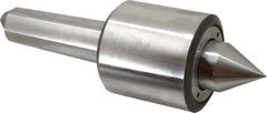 Riten - MT5 Taper Shank, 3-3/4" Head Diam 16,000 Lb Capacity Live Center - 3,200 Max RPM, 3-27/32" Head Length, 1-7/8" Point Diam, 2-1/4" Point Len, 8,000 Lb Max Workpc, Standard Point - Industrial Tool & Supply