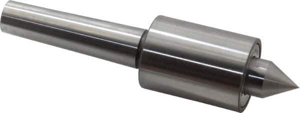 Riten - MT3 Taper Shank, 1-3/4" Head Diam 4,600 Lb Capacity Live Center - 5,000 Max RPM, 2-3/8" Head Length, 7/8" Point Diam, 1-1/8" Point Len, 920 Lb Max Workpc, Standard Point - Industrial Tool & Supply