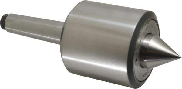 Riten - MT4 Taper Shank, 3-3/4" Head Diam 10,900 Lb Capacity Live Center - 4,000 Max RPM, 3-27/32" Head Length, 1.6563" Point Diam, 1-3/4" Point Len, 4,800 Lb Max Workpc, Standard Point - Industrial Tool & Supply