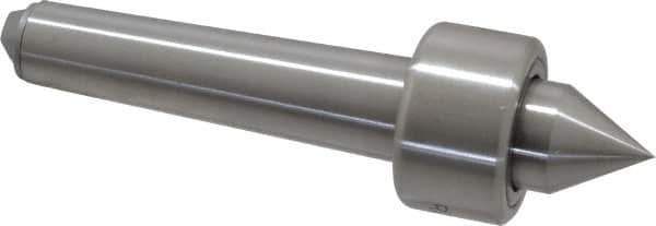 Riten - MT2 Taper Shank, 1-1/4" Head Diam 1,500 Lb Capacity Live Center - 1,000 Max RPM, 3/4" Head Length, 3/4" Point Diam, 13/16" Point Len, 400 Lb Max Workpc, Standard Point - Industrial Tool & Supply