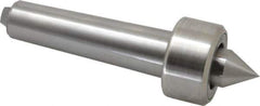 Riten - MT4 Taper Shank, 2-1/8" Head Diam 6,750 Lb Capacity Live Center - 1,000 Max RPM, 1-3/16" Head Length, 1" Point Diam, 1" Point Len, 1,800 Lb Max Workpc, Standard Point - Industrial Tool & Supply