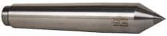 Riten - 1.231" Head Diam, Carbide-Tipped Steel Standard Point Half Dead Center - 4MT Morse Taper, 1.231" Point Diam, 6-3/4" OAL - Industrial Tool & Supply