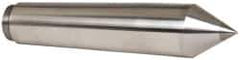 Riten - 0.475" Head Diam, Carbide-Tipped Steel Standard Point Solid Dead Center - 1MT Morse Taper, 0.475" Point Diam, 3-5/16" OAL - Industrial Tool & Supply