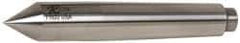 Riten - 0.7" Head Diam, Hardened Tool Steel Standard Point Half Dead Center - 2MT Morse Taper, 0.7" Point Diam, 4-3/16" OAL - Industrial Tool & Supply