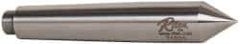 Riten - 0.7" Head Diam, Hardened Tool Steel Standard Point Solid Dead Center - 2MT Morse Taper, 0.7" Point Diam, 4-3/16" OAL - Industrial Tool & Supply