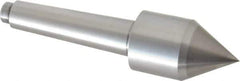 Riten - 1-1/4" Head Diam, Carbide-Tipped Steel Standard Point Solid Dead Center - 2MT Morse Taper, 1-1/4" Point Diam - Industrial Tool & Supply