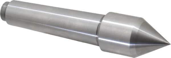 Riten - 1-1/4" Head Diam, Carbide-Tipped Steel Standard Point Solid Dead Center - 3MT Morse Taper, 1-1/4" Point Diam - Industrial Tool & Supply