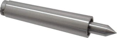 Concentric - MT2 Taper Shank, 1,400 Lb Capacity Live Center - 3,000 Max RPM, 0.378" Point Diam, 0.88" Point Len, 274 Lb Max Workpc, Standard Point - Industrial Tool & Supply