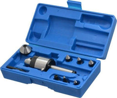 Interstate - 7 Point, 740 Lb Max Workpiece, 5-21/32" OAL, 1-5/16" Head Diam, Tool Steel, Live Center & Point Set - 2MT Taper, Interchangeable - Industrial Tool & Supply