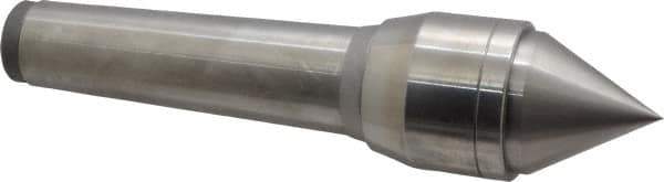 Value Collection - MT4 Taper Shank, 1.77" Head Diam Live Center - 1.48" Point Len, 1,102 Lb Max Workpc, 7.62" OAL, Standard Point - Industrial Tool & Supply