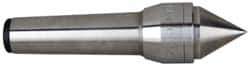 Value Collection - MT5 Taper Shank, 2.44" Head Diam Live Center - 1,763 Lb Max Workpc, Standard Point - Industrial Tool & Supply