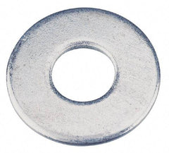 Value Collection - 5/16" Screw, Steel USS Flat Washer - 0.37" ID x 0.905" OD, 0.104" Thick, Zinc-Plated Finish - Industrial Tool & Supply