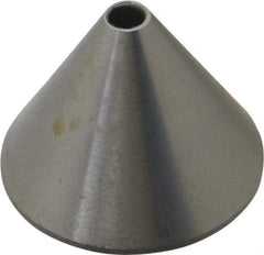 Concentric - 2MT Taper, 1/4 to 1.31" Point Diam, Hardened Tool Steel Lathe Bell Head Point - Compatible with Live Centers - Industrial Tool & Supply