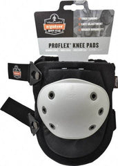 Ergodyne - Size Universal, Buckle Straps, Hard Protective Cap, Knee Pad - Foam Padding, Gray, Elastic Straps, Nylon Cover - Industrial Tool & Supply