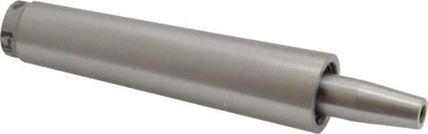 Concentric - 2MT Taper, Hardened Tool Steel Lathe Shank - Compatible with Live Centers - Industrial Tool & Supply