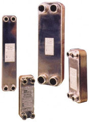 Bell & Gossett - Inch, Brazed Plate Heat Exchanger - Max psi, °F Max," Wide x" High x" Deep - Industrial Tool & Supply