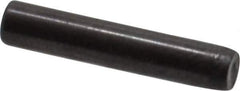 Holo-Krome - 3mm Diam x 16mm Pin Length Grade 8 Alloy Steel Standard Dowel Pin - Black Luster Finish, C 60 (Surface) & C 50-58 Hardness, 1 Beveled & 1 Rounded End - Industrial Tool & Supply