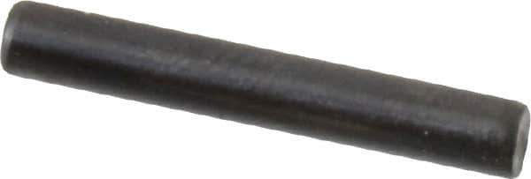 Holo-Krome - 3mm Diam x 20mm Pin Length Grade 8 Alloy Steel Standard Dowel Pin - Black Luster Finish, C 60 (Surface) & C 50-58 Hardness, 1 Beveled & 1 Rounded End - Industrial Tool & Supply