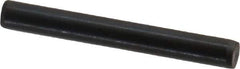 Holo-Krome - 3mm Diam x 25mm Pin Length Grade 8 Alloy Steel Standard Dowel Pin - Black Luster Finish, C 60 (Surface) & C 50-58 Hardness, 1 Beveled & 1 Rounded End - Industrial Tool & Supply