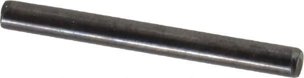 Holo-Krome - 3mm Diam x 30mm Pin Length Grade 8 Alloy Steel Standard Dowel Pin - Black Luster Finish, C 60 (Surface) & C 50-58 Hardness, 1 Beveled & 1 Rounded End - Industrial Tool & Supply