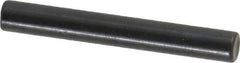 Holo-Krome - 4mm Diam x 30mm Pin Length Grade 8 Alloy Steel Standard Dowel Pin - Black Luster Finish, C 60 (Surface) & C 50-58 Hardness, 1 Beveled & 1 Rounded End - Industrial Tool & Supply