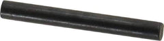 Holo-Krome - 4mm Diam x 35mm Pin Length Grade 8 Alloy Steel Standard Dowel Pin - Black Luster Finish, C 60 (Surface) & C 50-58 Hardness, 1 Beveled & 1 Rounded End - Industrial Tool & Supply