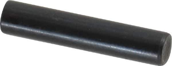 Holo-Krome - 5mm Diam x 25mm Pin Length Grade 8 Alloy Steel Standard Dowel Pin - Black Luster Finish, C 60 (Surface) & C 50-58 Hardness, 1 Beveled & 1 Rounded End - Industrial Tool & Supply