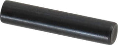 Holo-Krome - 5mm Diam x 25mm Pin Length Grade 8 Alloy Steel Standard Dowel Pin - Black Luster Finish, C 60 (Surface) & C 50-58 Hardness, 1 Beveled & 1 Rounded End - Industrial Tool & Supply