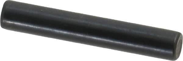 Holo-Krome - 5mm Diam x 30mm Pin Length Grade 8 Alloy Steel Standard Dowel Pin - Black Luster Finish, C 60 (Surface) & C 50-58 Hardness, 1 Beveled & 1 Rounded End - Industrial Tool & Supply