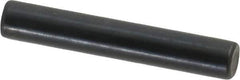 Holo-Krome - 5mm Diam x 30mm Pin Length Grade 8 Alloy Steel Standard Dowel Pin - Black Luster Finish, C 60 (Surface) & C 50-58 Hardness, 1 Beveled & 1 Rounded End - Industrial Tool & Supply