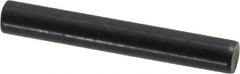 Holo-Krome - 5mm Diam x 35mm Pin Length Grade 8 Alloy Steel Standard Dowel Pin - Black Luster Finish, C 60 (Surface) & C 50-58 Hardness, 1 Beveled & 1 Rounded End - Industrial Tool & Supply