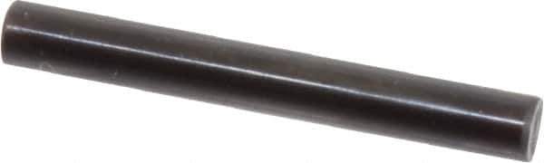 Holo-Krome - 5mm Diam x 40mm Pin Length Grade 8 Alloy Steel Standard Dowel Pin - Black Luster Finish, C 60 (Surface) & C 50-58 Hardness, 1 Beveled & 1 Rounded End - Industrial Tool & Supply
