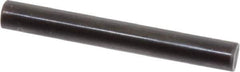 Holo-Krome - 5mm Diam x 40mm Pin Length Grade 8 Alloy Steel Standard Dowel Pin - Black Luster Finish, C 60 (Surface) & C 50-58 Hardness, 1 Beveled & 1 Rounded End - Industrial Tool & Supply