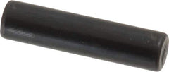 Holo-Krome - 6mm Diam x 25mm Pin Length Grade 8 Alloy Steel Standard Dowel Pin - Black Luster Finish, C 60 (Surface) & C 50-58 Hardness, 1 Beveled & 1 Rounded End - Industrial Tool & Supply