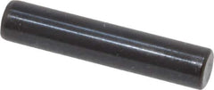 Holo-Krome - 6mm Diam x 30mm Pin Length Grade 8 Alloy Steel Standard Dowel Pin - Black Luster Finish, C 60 (Surface) & C 50-58 Hardness, 1 Beveled & 1 Rounded End - Industrial Tool & Supply