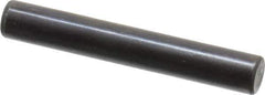 Holo-Krome - 6mm Diam x 40mm Pin Length Grade 8 Alloy Steel Standard Dowel Pin - Black Luster Finish, C 60 (Surface) & C 50-58 Hardness, 1 Beveled & 1 Rounded End - Industrial Tool & Supply