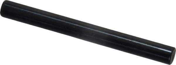 Holo-Krome - 6mm Diam x 60mm Pin Length Grade 8 Alloy Steel Standard Dowel Pin - Black Luster Finish, C 60 (Surface) & C 50-58 Hardness, 1 Beveled & 1 Rounded End - Industrial Tool & Supply