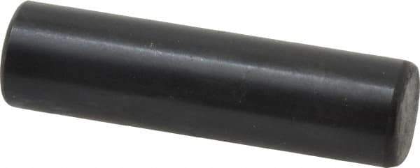 Holo-Krome - 8mm Diam x 30mm Pin Length Grade 8 Alloy Steel Standard Dowel Pin - Black Luster Finish, C 60 (Surface) & C 50-58 Hardness, 1 Beveled & 1 Rounded End - Industrial Tool & Supply